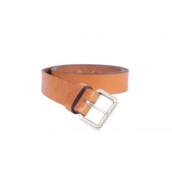 Ceinture cuir gold boucle compacte acier vieilli 4055
