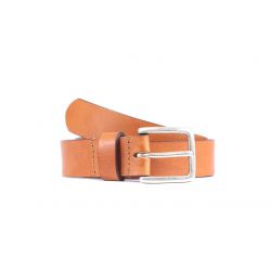 Ceinture cuir gold boucle finition acier vieilli rectangulaire 4054