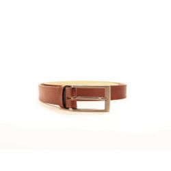 Ceinture cuir gold doublé, boucle longue et élégante 5056