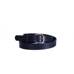 Fine ceinture femme en cuir marine 4083 