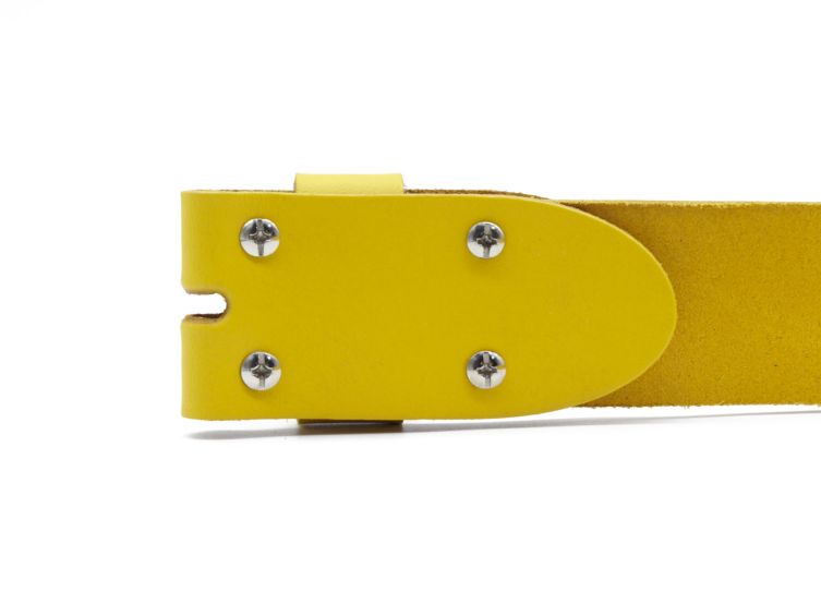 Ceinture En Cuir De Remplacement Pour Femme Luca Kayz - Sans Boucle, Largeur 4cm, Tannage Végétal