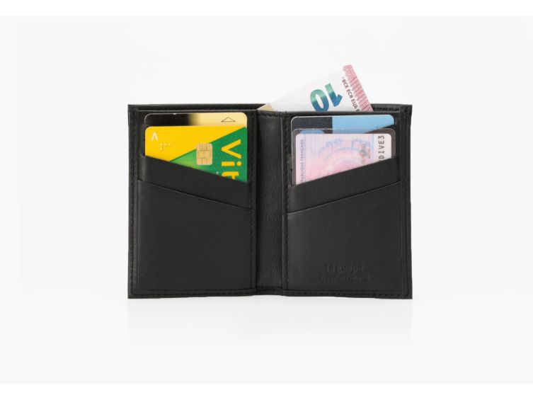 Porte-carte RFID En Cuir Vintage - Pratique Et élégant Pour Clés Et Cartes D'accès
