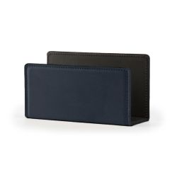 Porte lettres en cuir luxe bleu marine - PL900