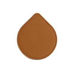 Sous-Verre goutte en cuir gold, set de 6