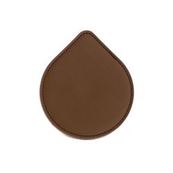 Sous-Verre goutte en cuir marron, set de 6
