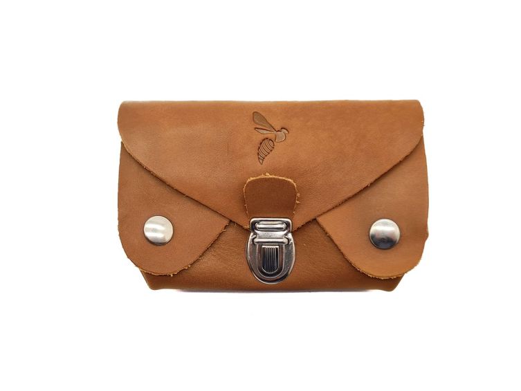 Porte-monnaie original en cuir gold - 414