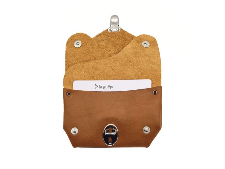 Porte-monnaie original en cuir gold - 414