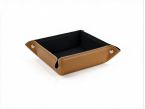Vide poche carré en cuir gold - VP502