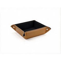 Vide poche carré en cuir gold - VP502