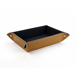 Vide poche rectangle en cuir gold - VP503