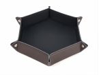 Vide poche hexagonal XL en cuir t-moro- VP506