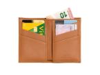 Porte-cartes "Luxe" tout cuir fauve 8 Cartes - PM-018-01